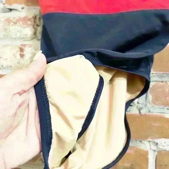 J Crew Red White and Blue Colorblock Swimsuit Size Small - Picture 5 of 10